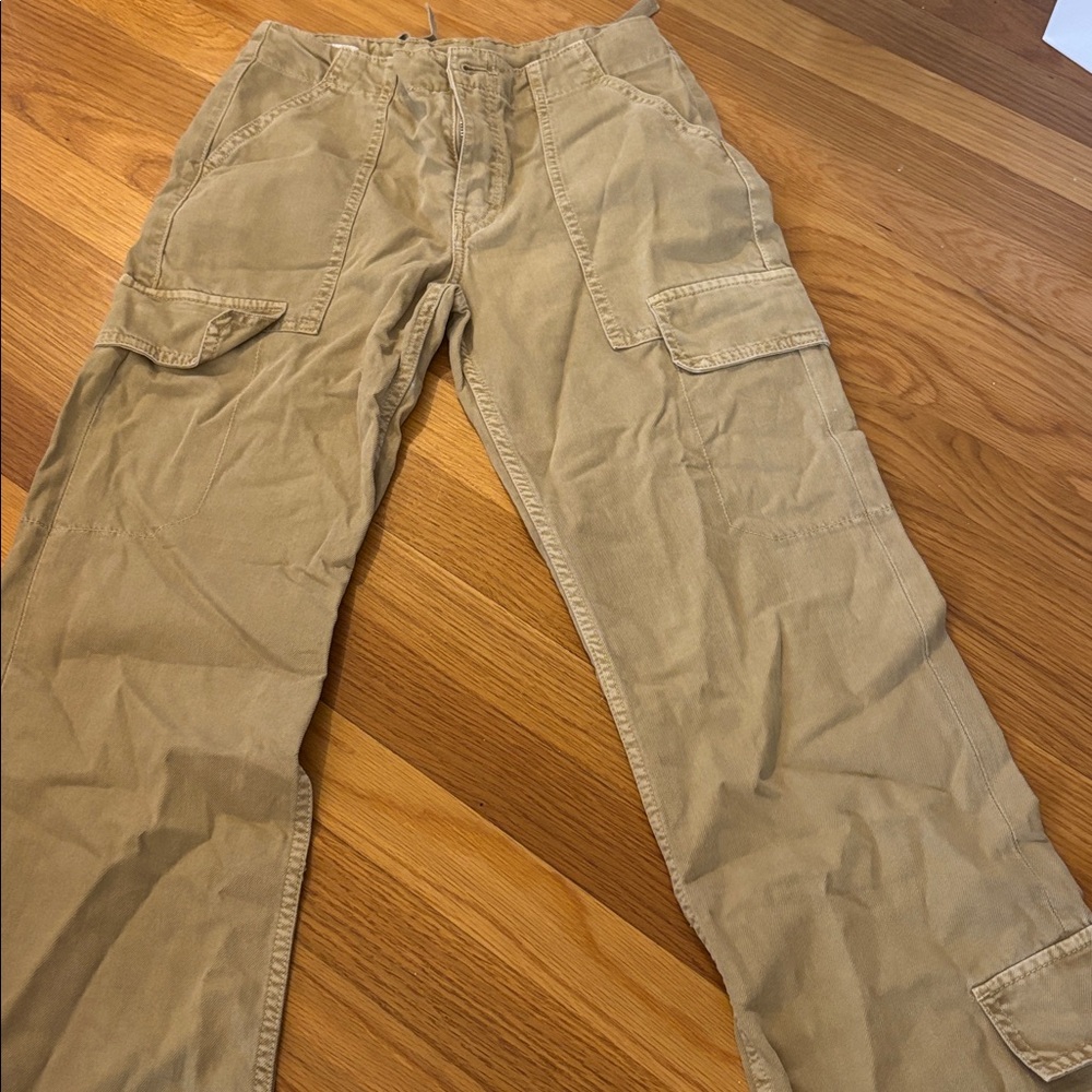 Zara Tan Cargo Pants